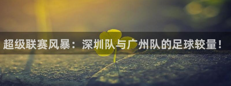 超级联赛风暴：深圳队与广州队的足球较量！