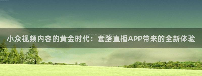178足球免费直播：小众视频内容的黄金时代：套路直播APP带来的全新体验